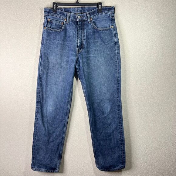 Levi's 550 Relaxed Fit‎ Men's Jeans Classic Denim Medium Wash W33 L32 - Picture 1 of 8